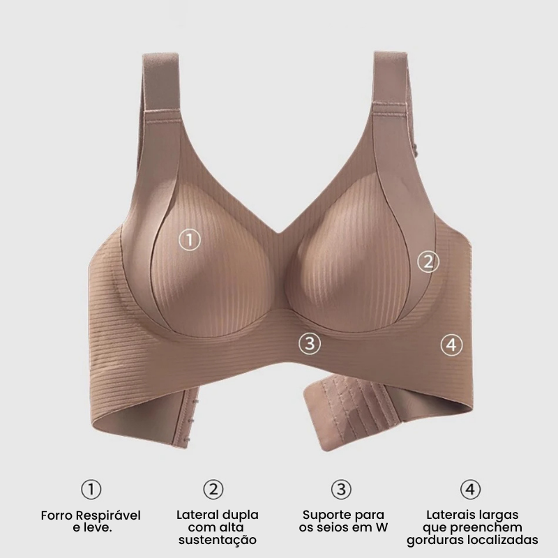 🔥Black Friday🔥 - Kit com 3 Sutiãs BellaLift - Levantas e Modela os seios