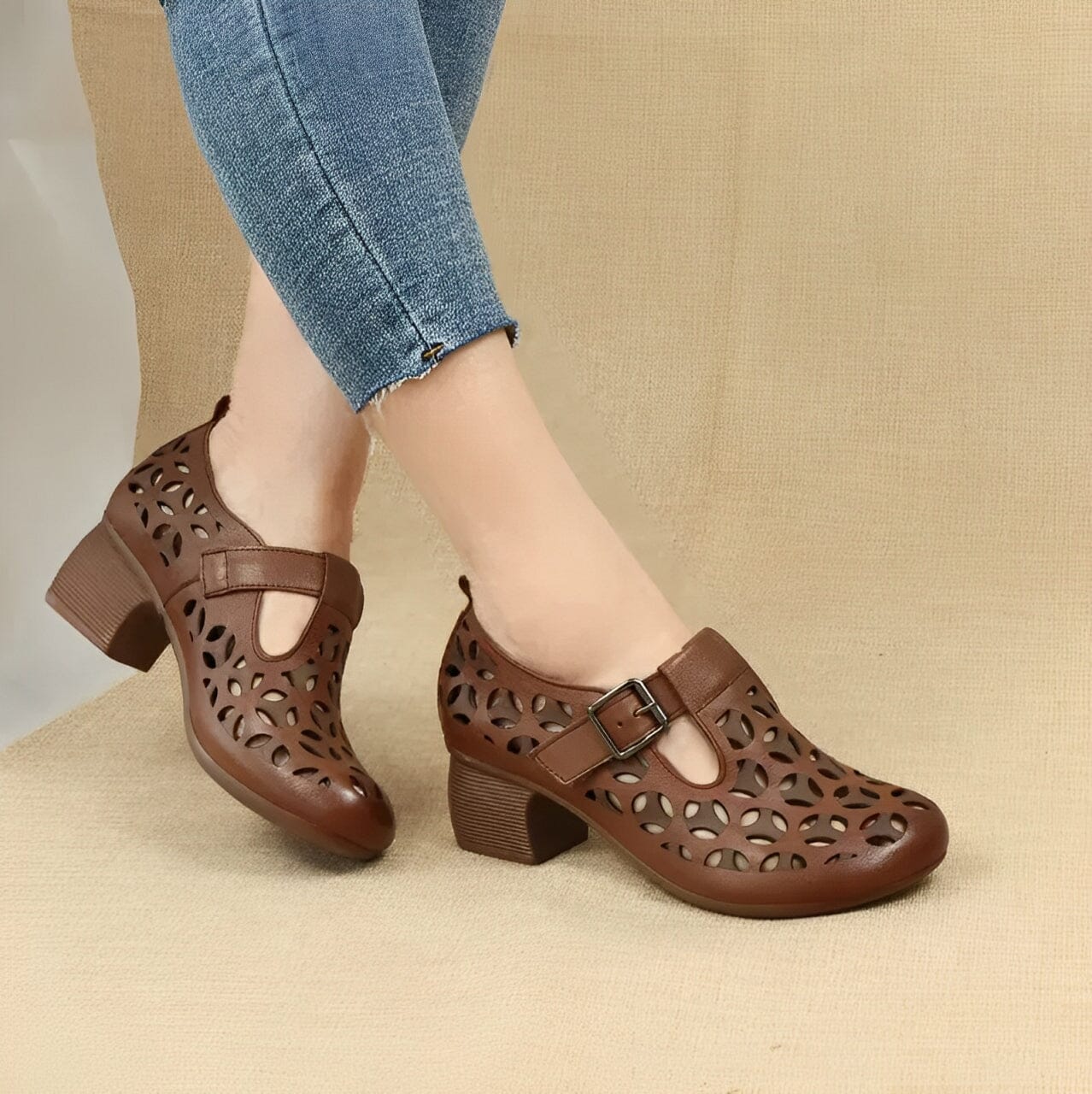 Sandália Feminina Confortável - Eliza (Edição Retrô Limitada)