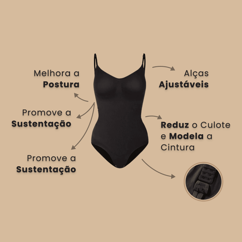 [COMPRE 1 LEVE 2] - Body Modelador Elite Shape + Brinde Calcinha Modeladora